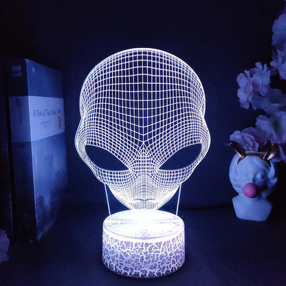 Lampe de chevet 3D Tactile Extraterrestre