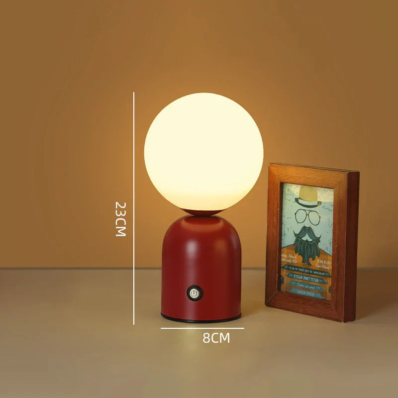 Lampe de Chevet Nordique Tactile Rechargeable