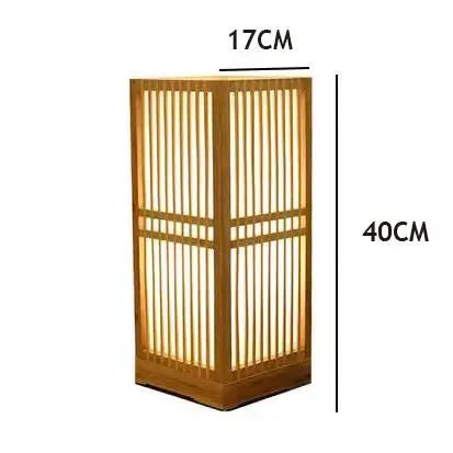 Lampe de Chevet Japonaise Zen en Bambou