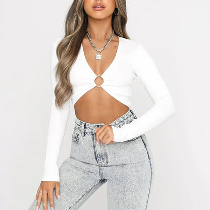 Crop top anneau