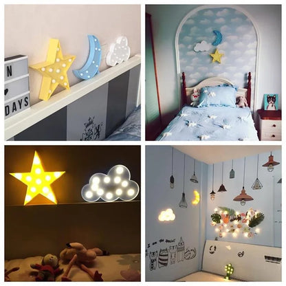 Lampe de chevet LED 3D Fantastique pour Enfants