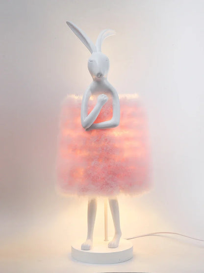 Lampe de Chevet Plume en Forme de Lapin