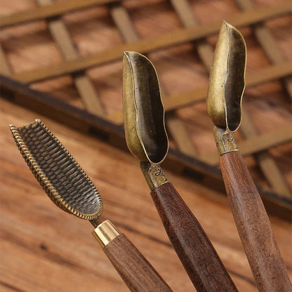 Cuillère à Thé Vintage en Bois