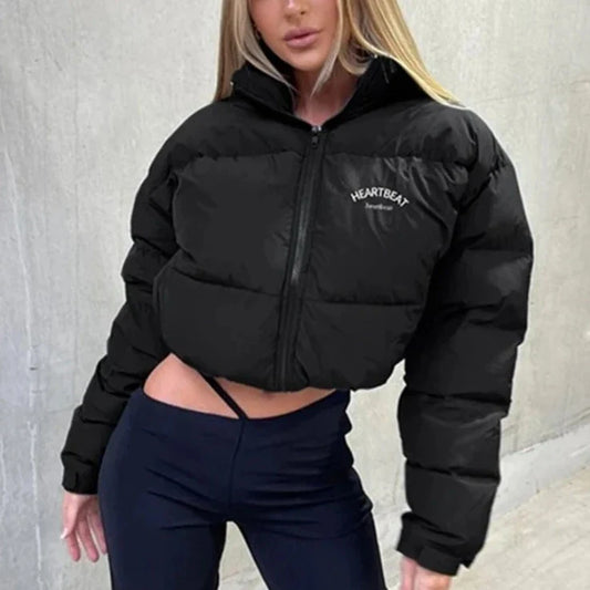 Doudoune crop top