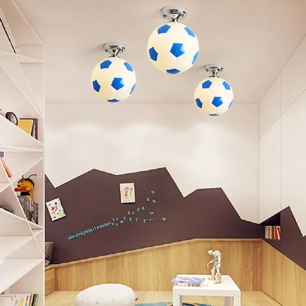 Lampe Plafonnier Ballon de Football LED pour Enfant