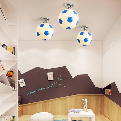 Lampe Plafonnier Ballon de Football LED pour Enfant