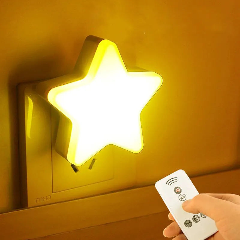 Lampe de chevet étoile LED pour Prise Murale