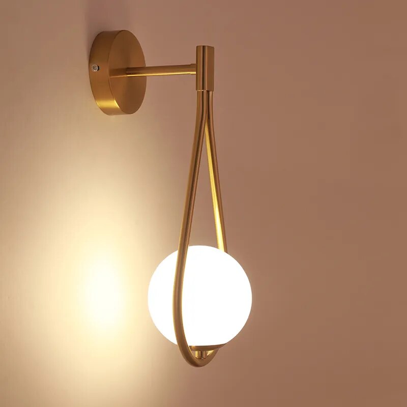 Lampe de chevet Murale goutte d'eau Design