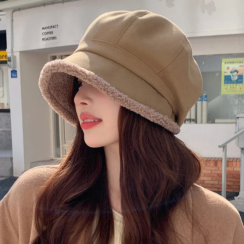 Béret d'Hiver Femme Molletonné