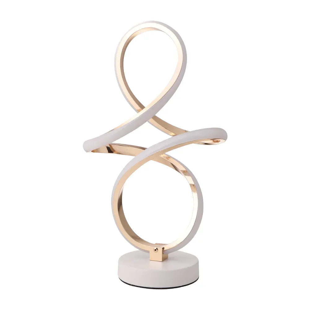 Lampe de chevet Spirale Luxe Élégante