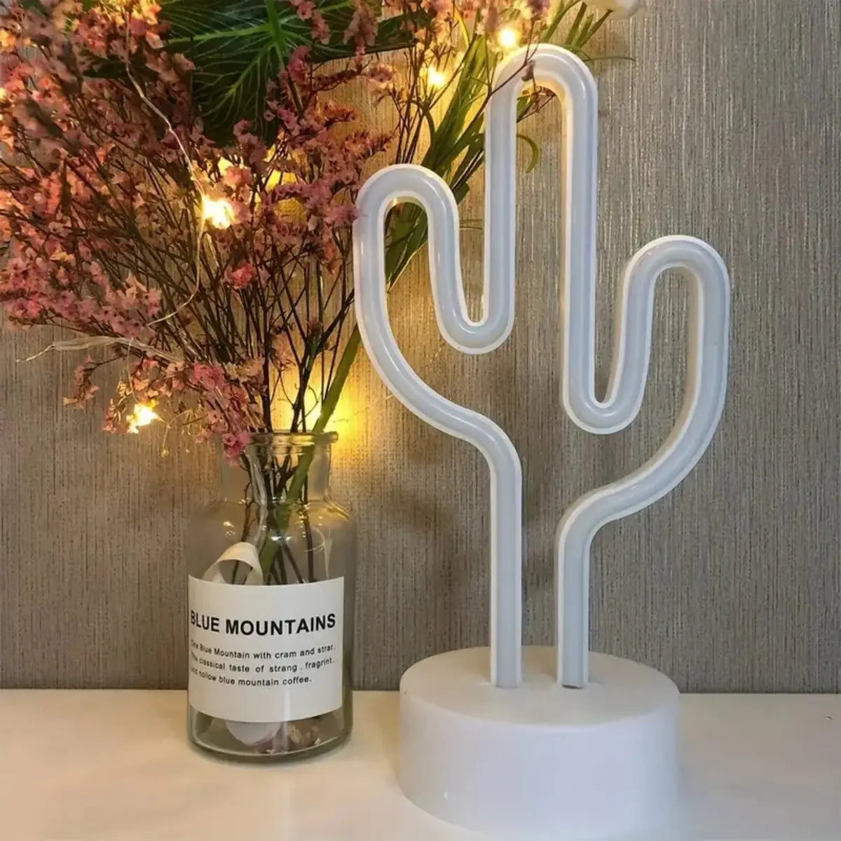 Lampe de Chevet Cactus Néon