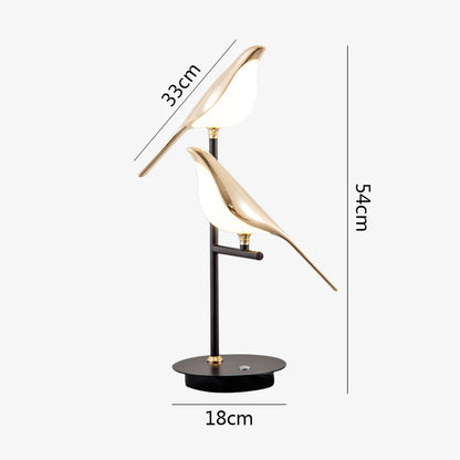 Lampe de Chevet Design Oiseau Lumineux