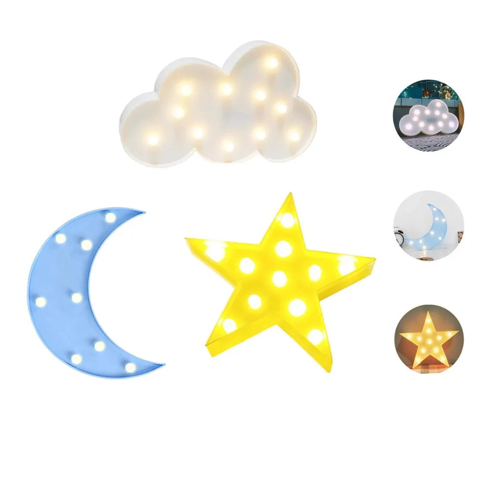 Lampe de chevet LED 3D Fantastique pour Enfants