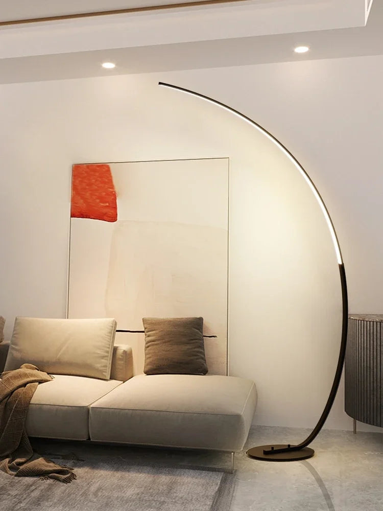 Lampe de Chevet Lampadaire Nordique d'Angle Luxueux