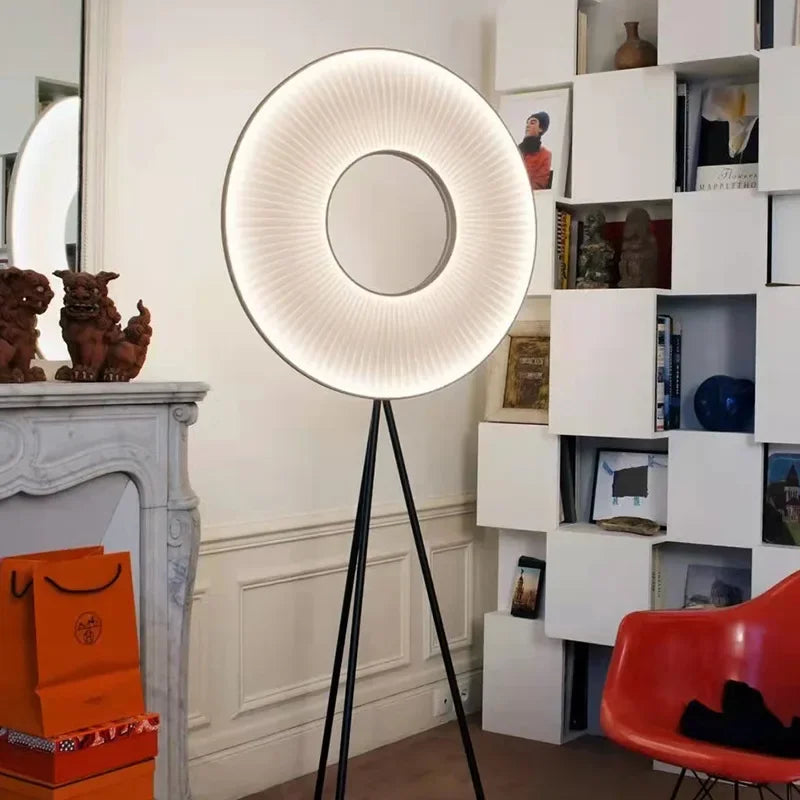 Lampe De Chevet En Tissu Design Rond