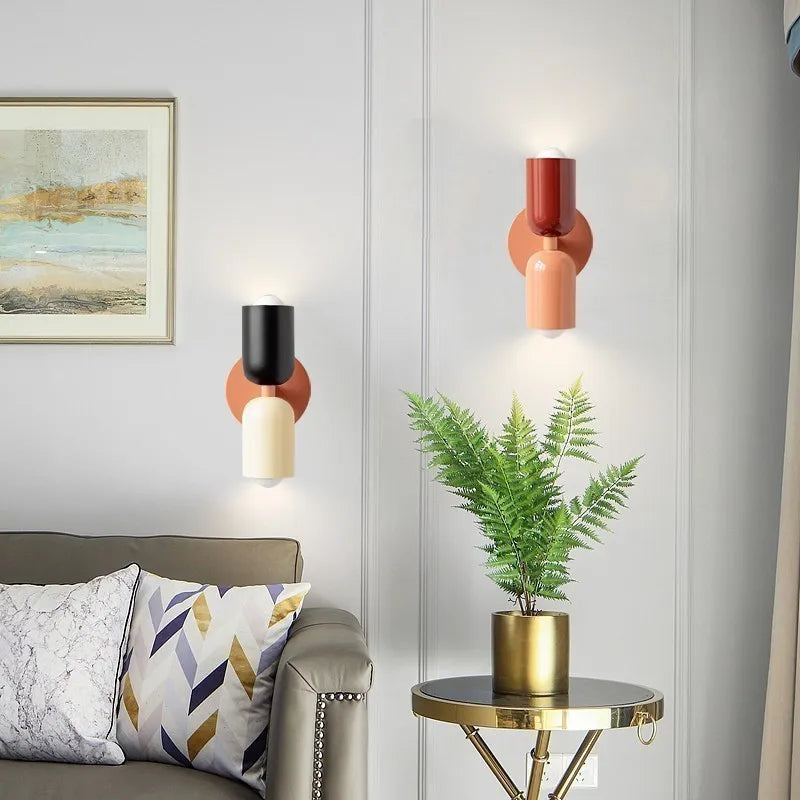 Lampe de chevet Murale Rétro à Double Tête