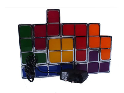 Lampe de Chevet Puzzle 3D Coloré