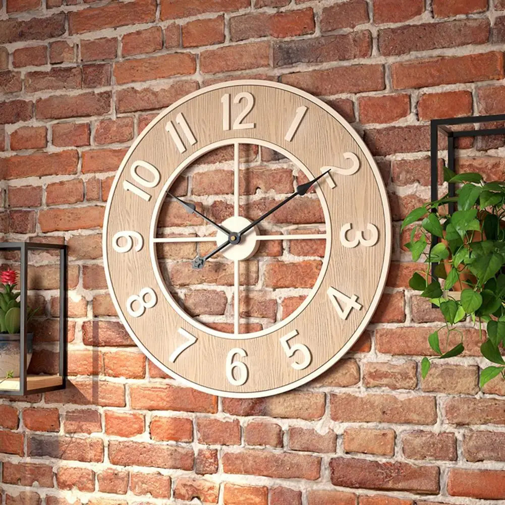 Horloge Murale Bois