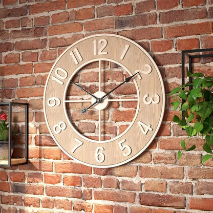 Horloge Murale Bois