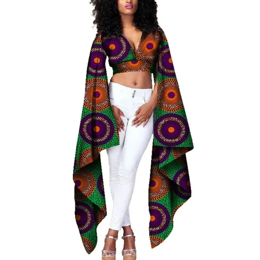 Africain crop top