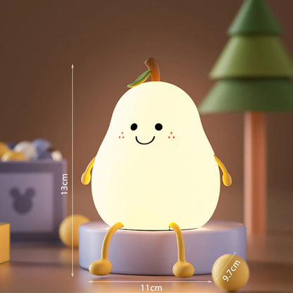 Lampe de chevet Poire Mignonne pour Enfants