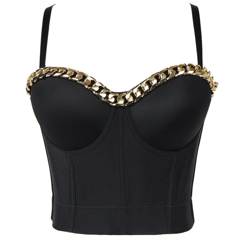 Crop top femme luxe