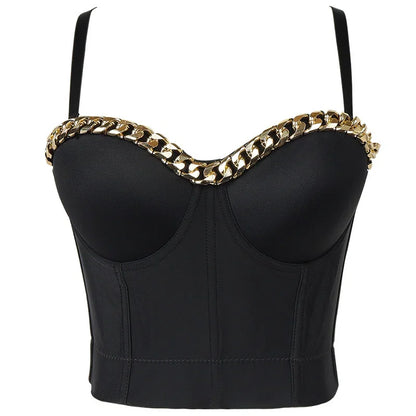 Crop top femme luxe