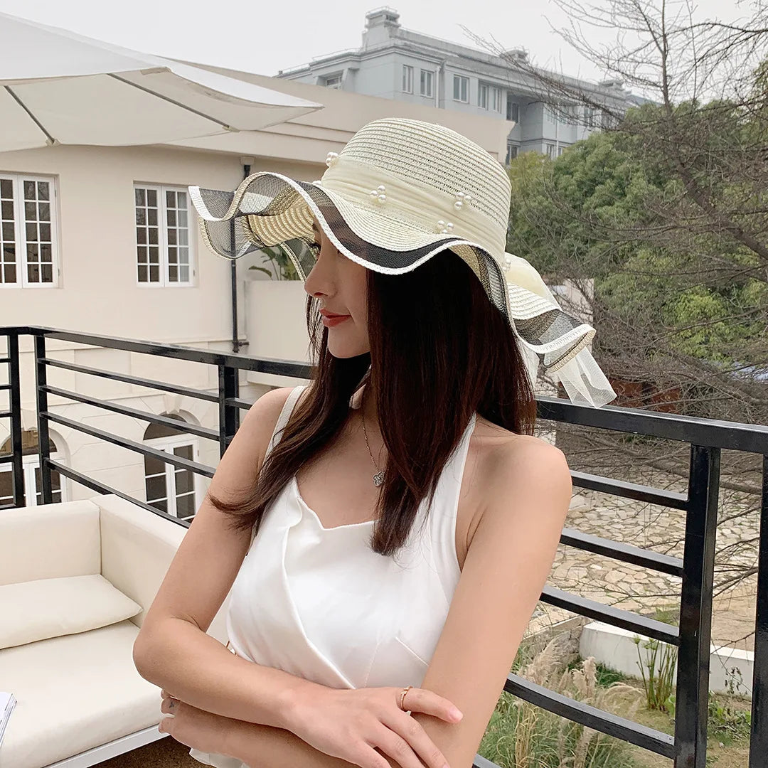 Chapeau de Paille Femme à vague
