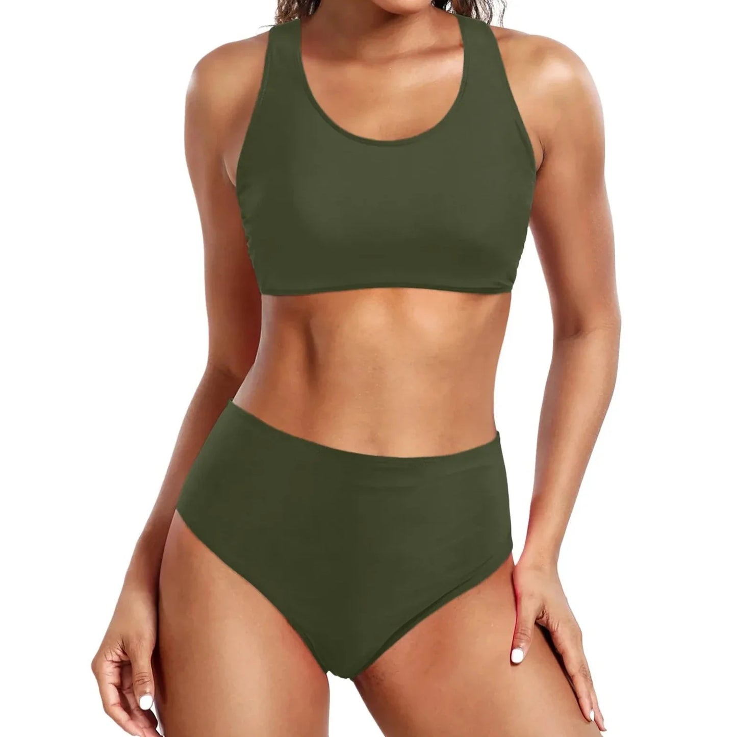 Femme maillot de bain crop tops