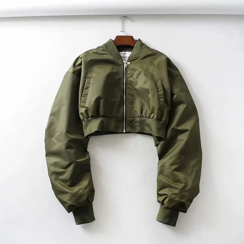 Crop tops bombers