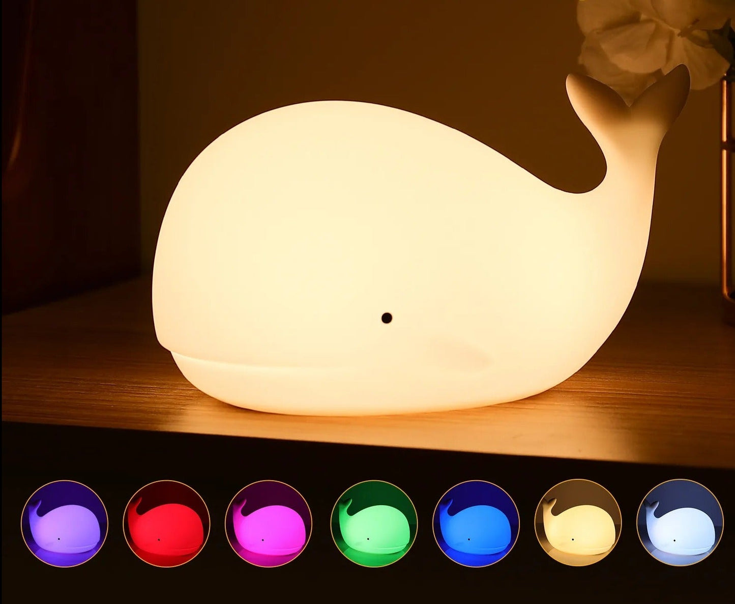 Lampe de chevet Baleine pour Enfants