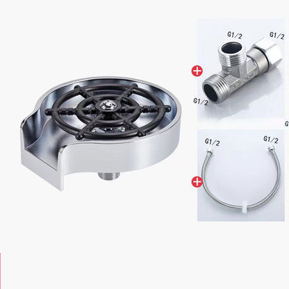 Lave-Verre Automatique Nettoyage Ultra-Rapide (+Tuyau et Connecteur Offerts)