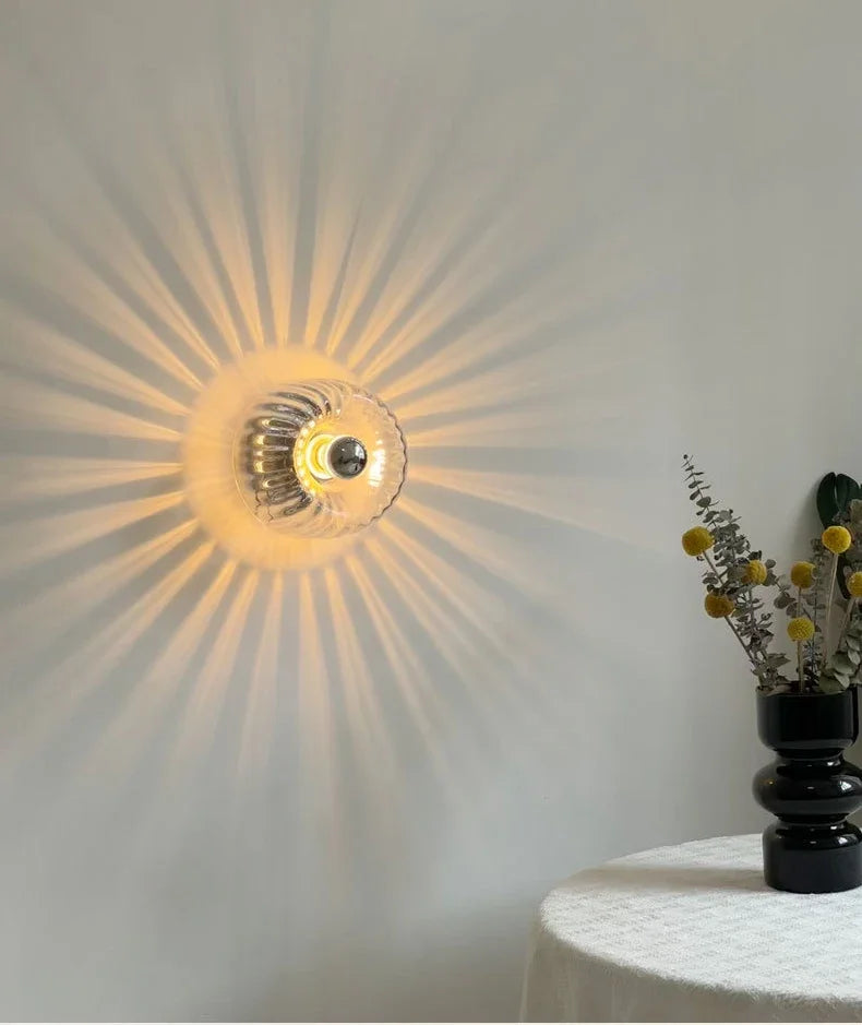 Applique murale Nordic Bauhaus – Design élégant en verre pour votre intérieur
