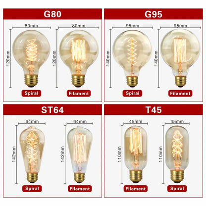 Ampoule Rétro LED E27 220V 40W