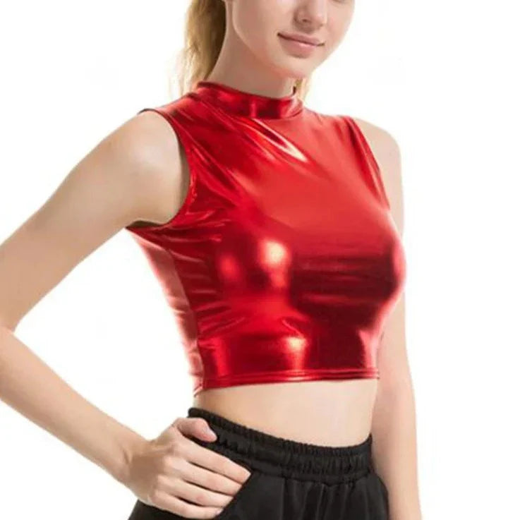 Crop top femme festival