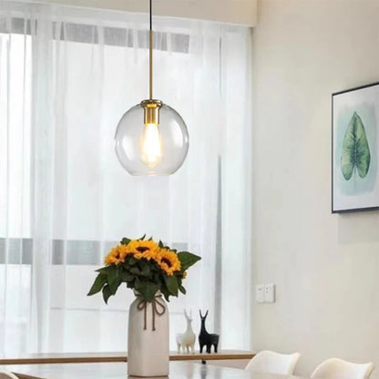 Lampe de Chevet Suspendue en Verre Nordique