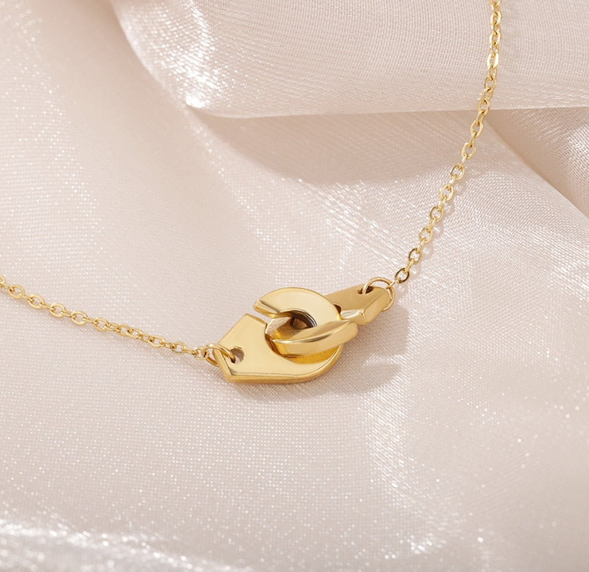 Collier Menotté Or Ras de Cou
