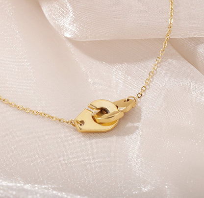 Collier Menotté Or Ras de Cou