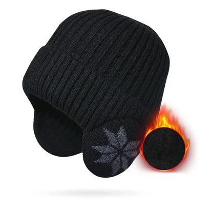 Bonnet Hiver avec Protège-Oreilles Ultra-Chaud & Doux - NordicWarm