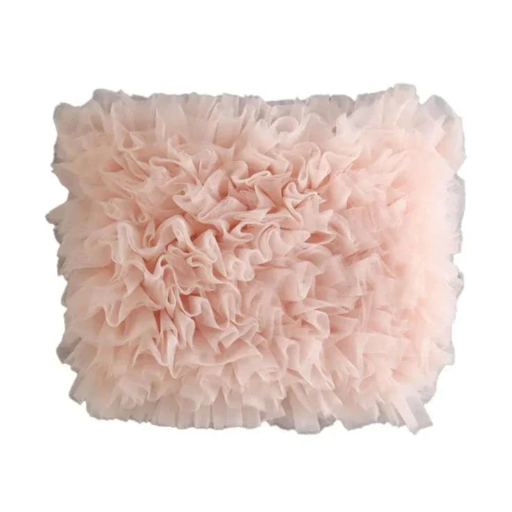 Femme crop top en tulle