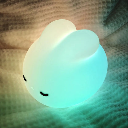 Lampe De Chevet Lapin Silicone Pour Chambre Enfant