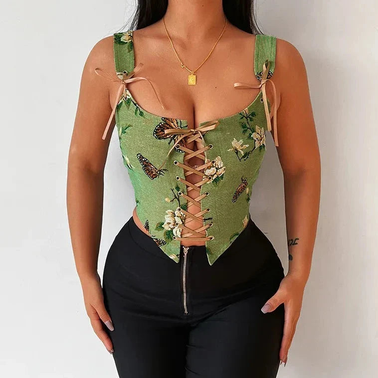 Boho crop top