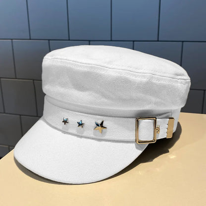 Béret Casquette Gavroche Femme Étoile Luxe - La Maison du Chapeau