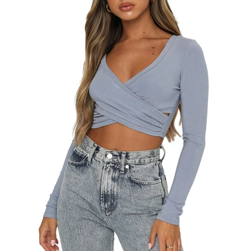 Croisé crop top
