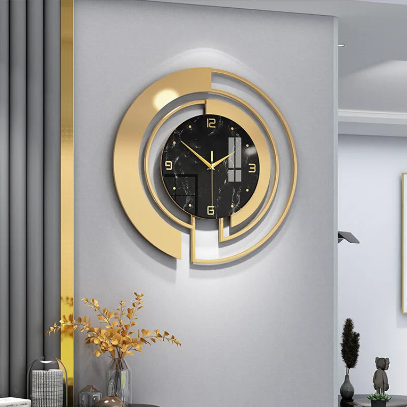 Horloge Murale Dorée