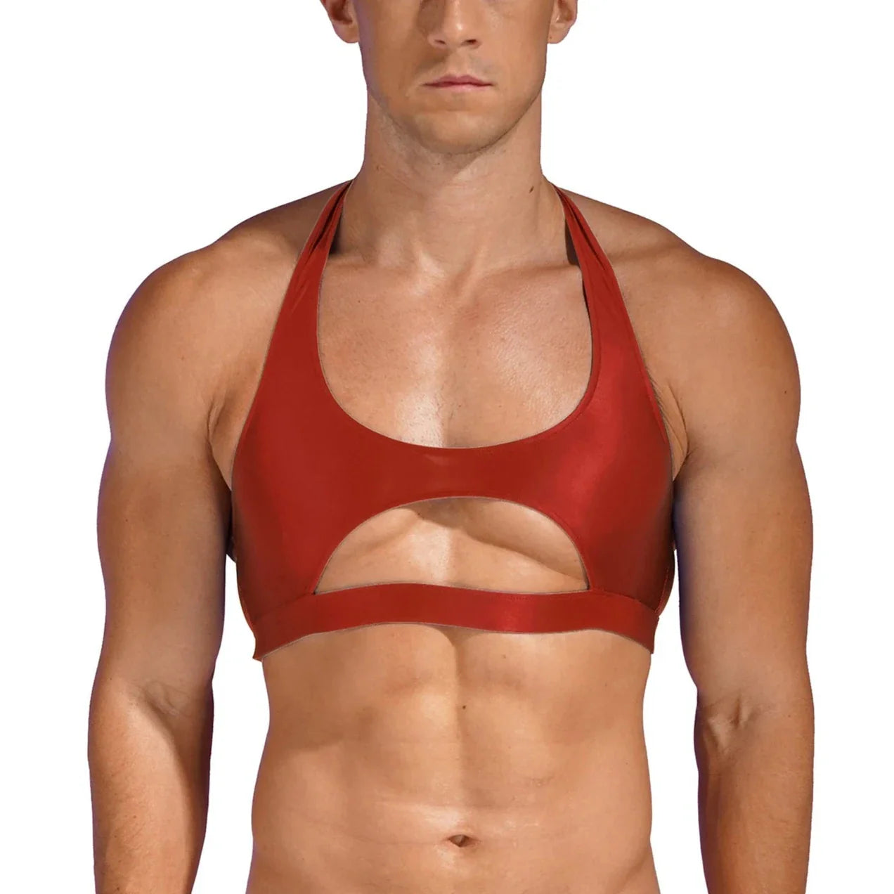 Crop top bodybuilder men
