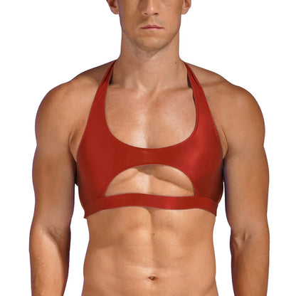 Crop top bodybuilder men