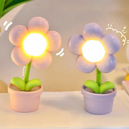 Lampe de Chevet Fleurs LED Mini