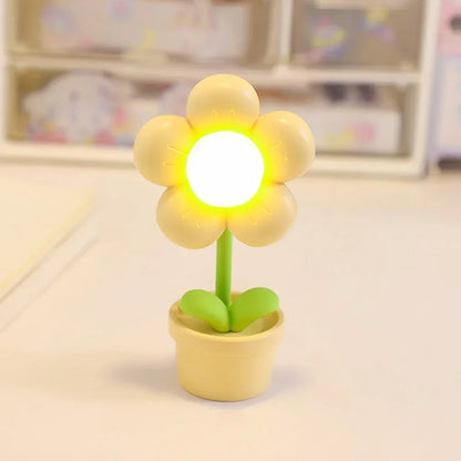 Lampe de Chevet Fleurs LED Mini