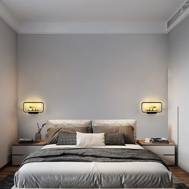 Lampe de chevet Murale Moderne Tactile avec Chargeur de Téléphone